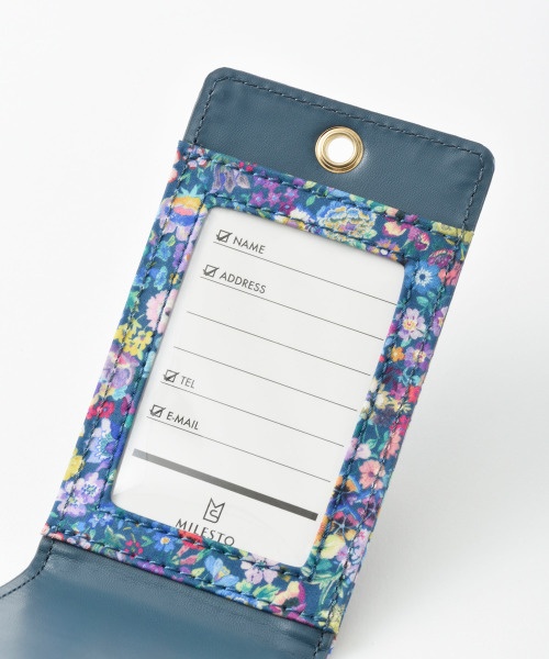 Sweet escape リバティプリント ラゲージタグ イルマズ ガーデン