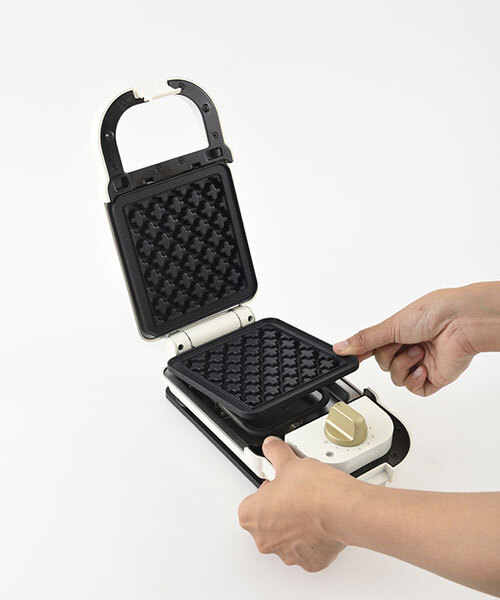 ホットサンドメーカーシングル用ワッフルプレート の通販 | BRUNO online