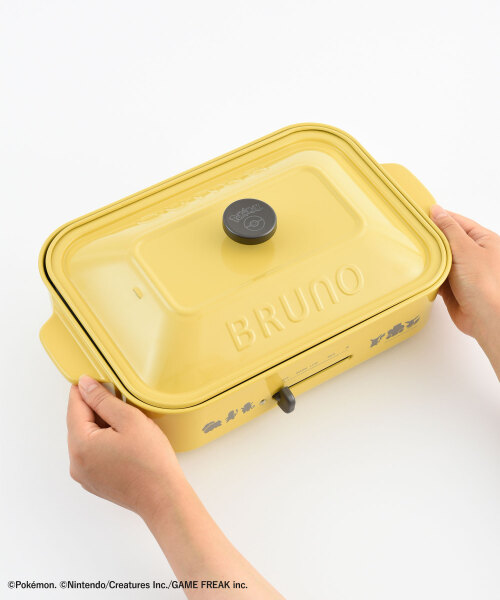 ホットプレートBRUNO ポケモン コンパクトホットプレート イエロー