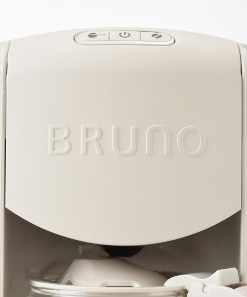 コンパクトミル付きコーヒーメーカー グレージュの通販 | BRUNO