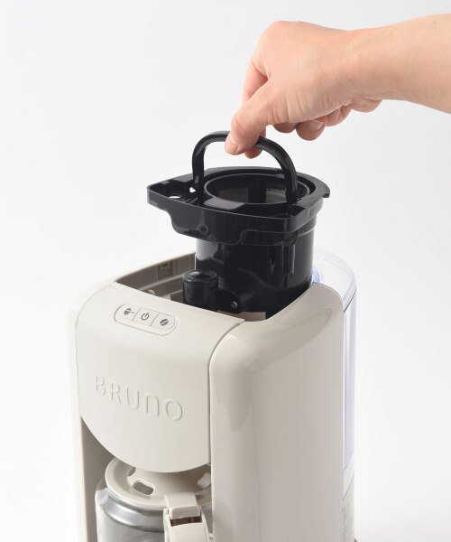 コンパクトミル付きコーヒーメーカー グレージュの通販 | BRUNO online