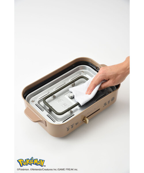 【BRUNO】イーブイフレンズ　コンパクトホットプレート　ブラウン BRUNO】イーブイフレンズ コンパクトホットプレート ブラウン ｜【公式