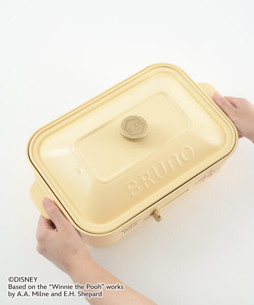 Pooh コンパクトホットプレート ハニーイエローの通販 | BRUNO online