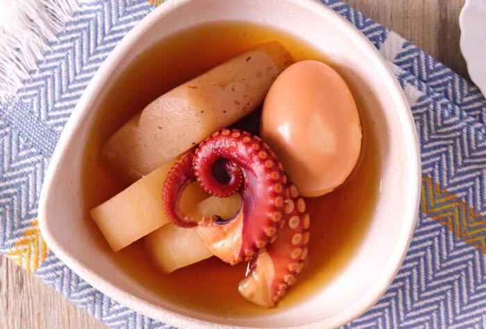 やわらかたこのおでん煮