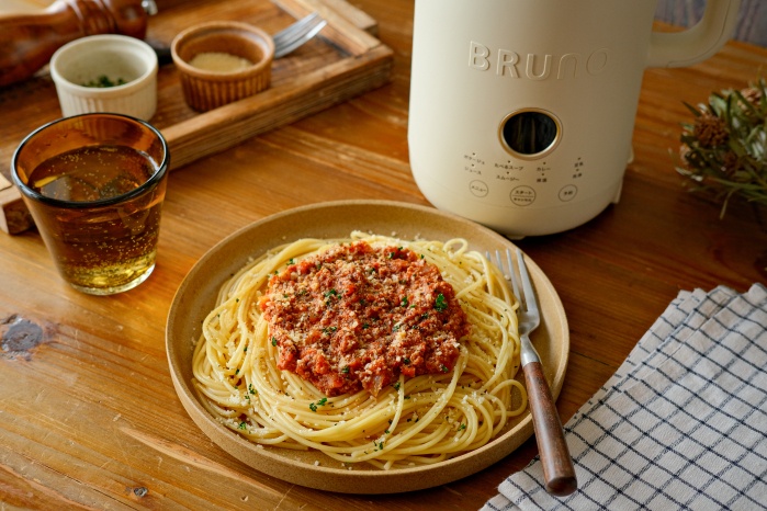 オートクックポットのレシピ ミートソースパスタ | ブルーノ（BRUNO