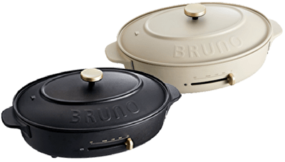 ブルーノ オーバル ホットプレートBRUNO Oval Hot Plate 楽天市場】【P10倍】【BRUNO 公式】 ホットプレート 鍋 ブルーノ