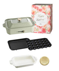 BRUNO ホットプレート「ミントグレー」の通販 | BRUNO online