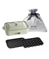 BRUNO ホットプレート「ミントグレー」の通販 | BRUNO online