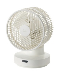BRUNO ホワイト家庭用扇風機 BRUNO 扇風機 DCモーター コンパクト フロアファン 首振り 省