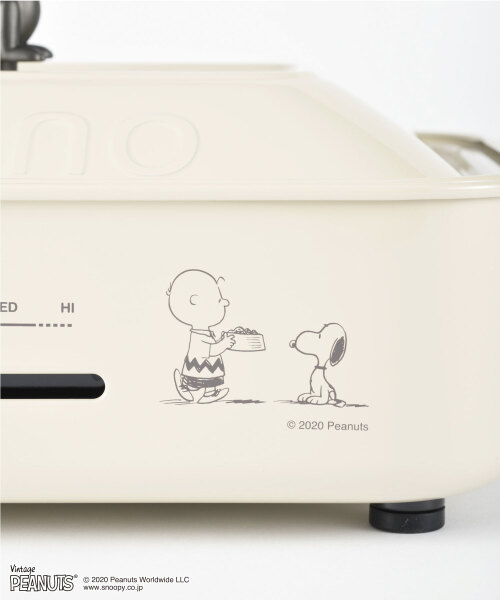 Peanuts コンパクトホットプレートコンプリートセット エクリュの通販 Idea Online