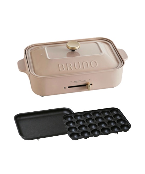 BRUNO ENJOY+】コンパクトホットプレート＋プレミアムプラン(1年延長保証＋交換用パーツ割引)セット レッドの通販 | BRUNO online