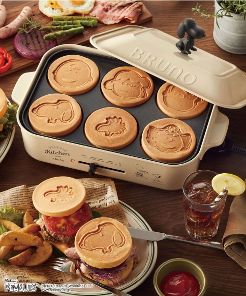 Peanuts コンパクトホットプレート 鍋 Cooking Set 02 エクリュの通販 Idea Online