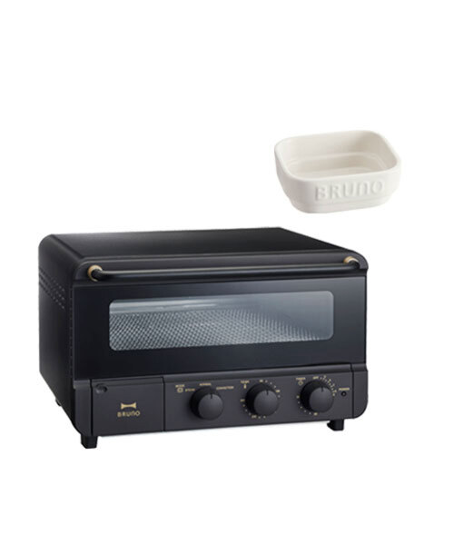 BRUNO スチーム＆ベイクトースター【新品 未使用】 スチーム&ベイク トースター＋セラミックトースタークッカーS