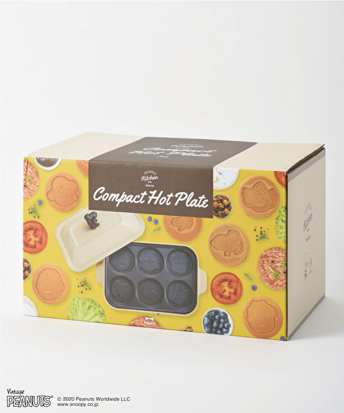 PEANUTS コンパクトホットプレート+セラミックコート鍋 BOXセット