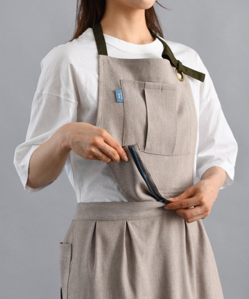 刺繍サービス】スイッチロン キッチンエプロン ラベンダーの通販