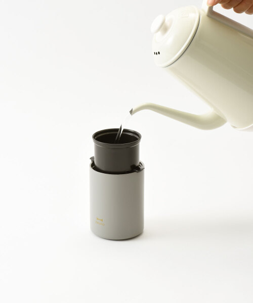 パーソナル電動ミルコーヒーメーカー+蓋つきステンレスマグ