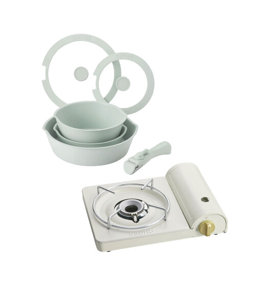 フライパン6点セット＋カセットコンロ スリムセット フライパン