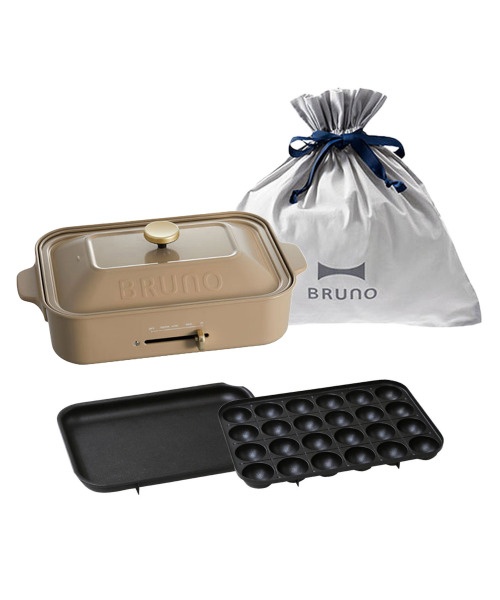 ☆大人気☆BRUNO コンパクトホットプレート レッド - 日用品/生活雑貨/旅行