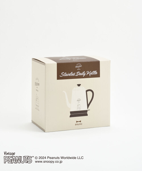 PEANUTS ステンレスデイリーケトル+ポストカードセット エクリュ