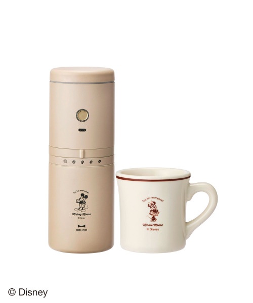 BRUNOコーヒーメーカー　ディズニーバージョン Amazon | BRUNO ブルーノ DISNEY ディズニー コーヒー 電動ミル