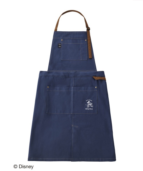 刺繍サービス】DISNEY スイッチロン カフェエプロン ベージュの通販  