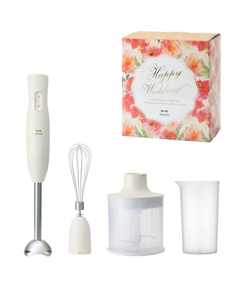 結婚祝い》マルチスティックブレンダー2 ギフトセット アイボリーの