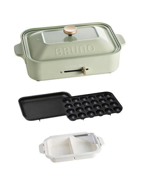 直営店限定カラー BRUNO コンパクトホットプレート ブルーグレー Amazon | BRUNO ブルーノ ホットプレート グランデ サイズ 本体