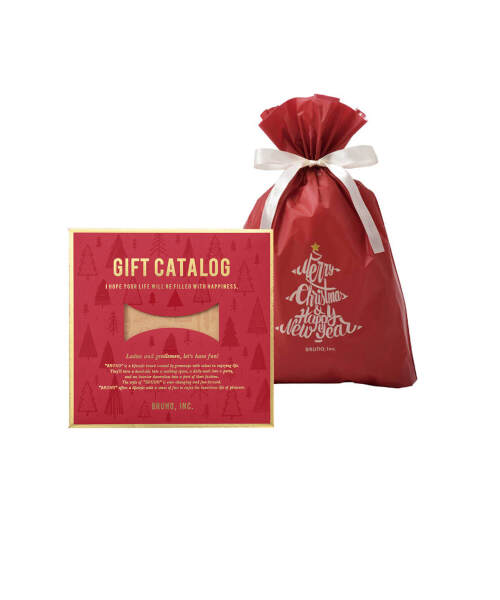 BRUNOカタログギフト 冬限定2025 クリスマスギフト巾着セット