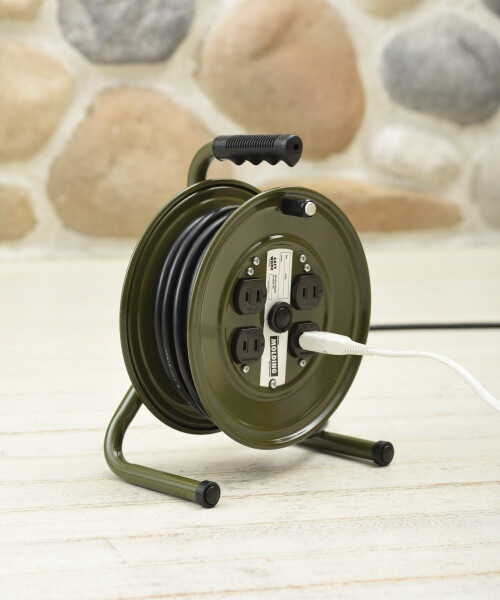 Molding Cord Reel 10m カーキの通販 Idea Online