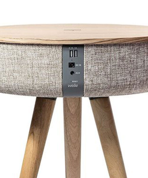 美品 Welle Mellow 360度サウンド　テーブルスピーカー Welle 360°Bluetoothテーブル型スピーカー Mellow W501Tラジオ