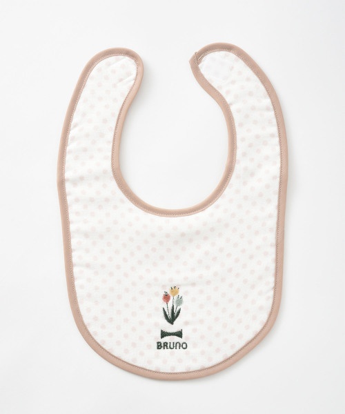 BRUNO モチーフ刺繍スタイ アイボリーの通販 | BRUNO online