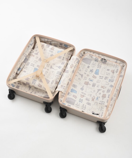 ACE HaNT マイン(フロントジップ) キャリーケース34L アネモネレッド 1-3泊] エース ハント マイン フロントポケット付き 34L