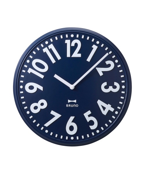 エンボスウォールクロック ホワイトの通販 | BRUNO online