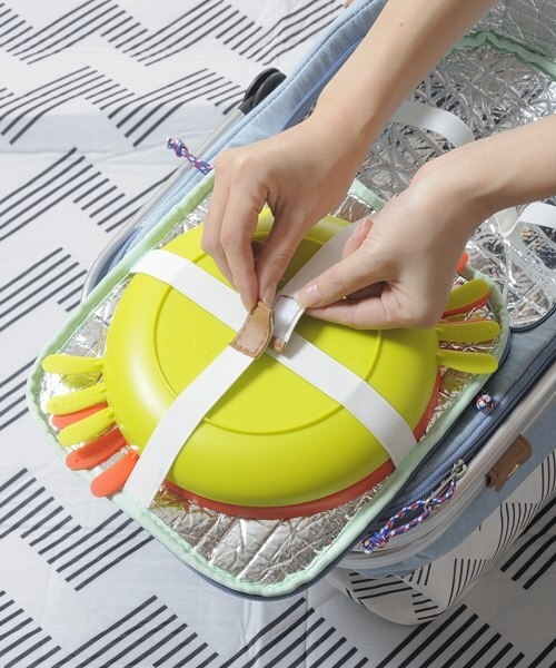 クーラーピクニックバスケット ピンク ブルーの通販 Idea Online