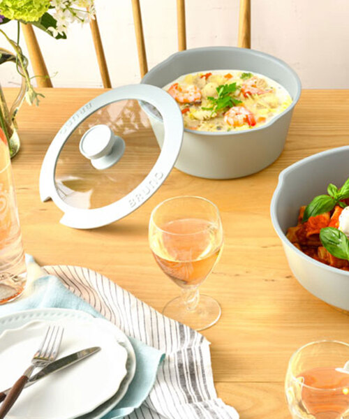 鍋 20cm 取っ手セット ピンクベージュの通販 | BRUNO online