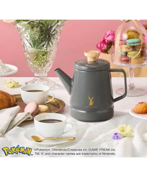 イーブイフレンズ ホーローケトル 1.6L グレーの通販 | BRUNO online