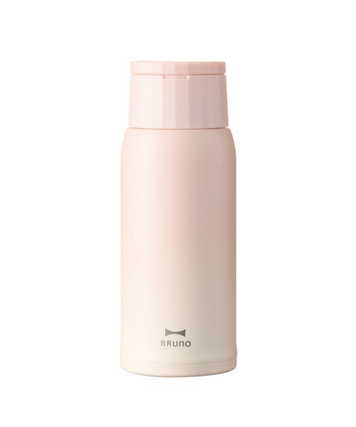 ハンドルつき軽量ステンレススクリューボトル medium Meadow Pink