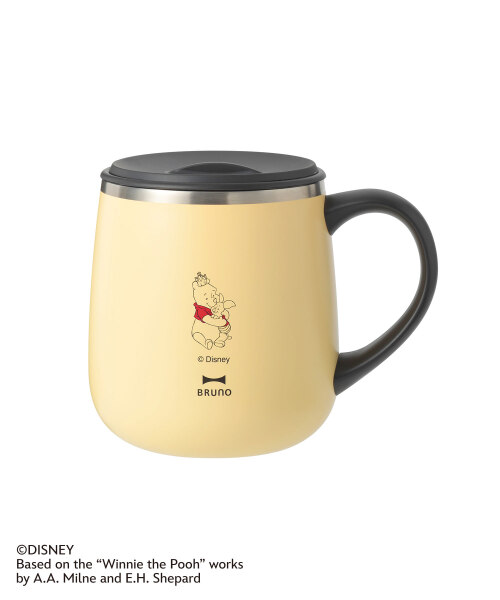 読売ジャイアンツ G-po ファンクラブ 真空マグカップ BRUNO Pooh 蓋つきステンレスマグ short ハニーイエローの通販 | BRUNO online