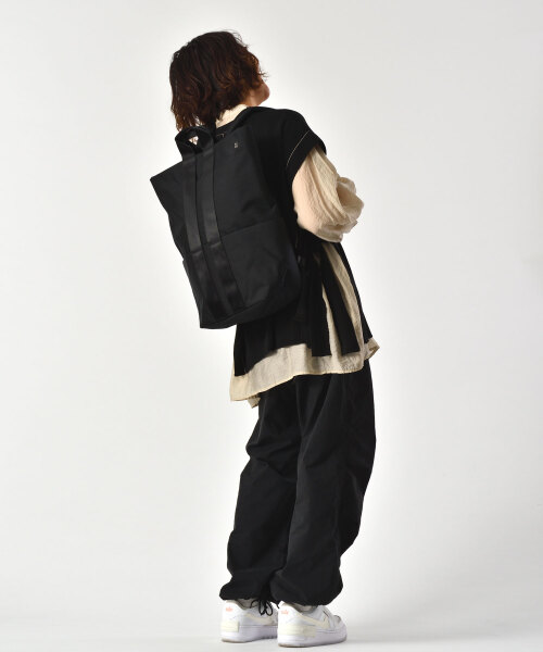 MILESTO STLAKT バックパック ヘザーネイビー STLAKT ラウンドバックパック M ヘザーネイビーの通販 | BRUNO