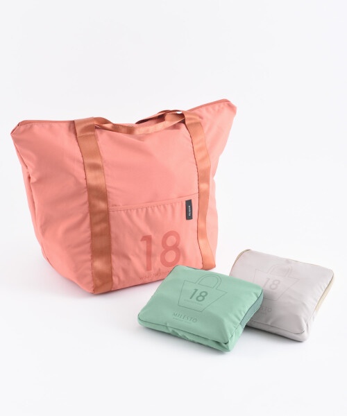 MILESTO UTILITY ポケッタブルトートバッグ 18L ダークオレンジの通販 | BRUNO online