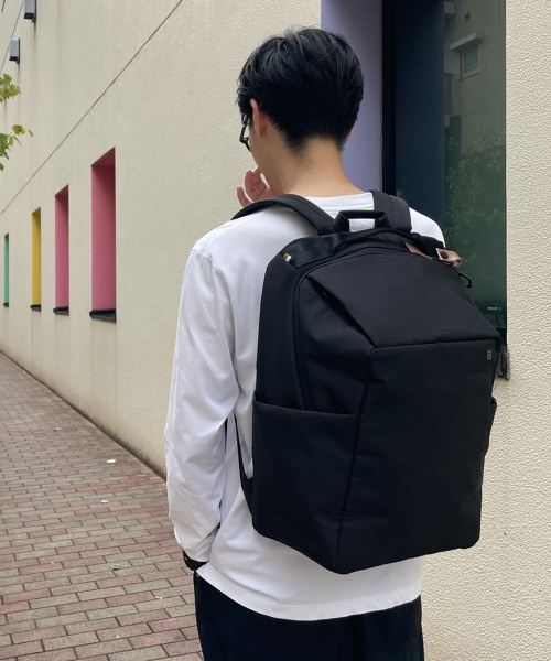 MILESTO Hutte ラウンドバックパック ブラック　MLS943-BK ミレスト MILESTO リュック レディース メンズ 大容量 通勤