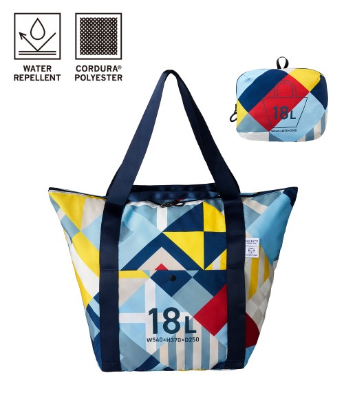 MILESTO×PAPIERTIGRE ポケッタブルトートバッグ 18L メモリーの
