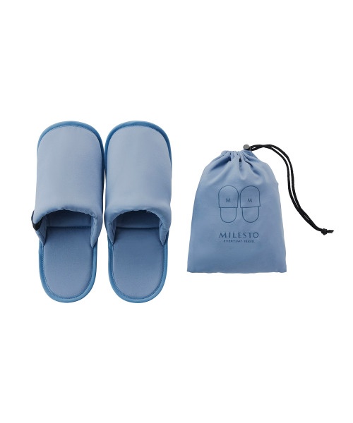 MILESTO UTILITY 洗える携帯スリッパ M ブルーグレーの通販 | BRUNO online