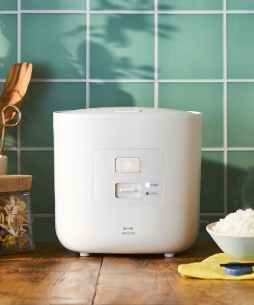 炊飯器 3合炊き ホワイトの通販 Idea Online