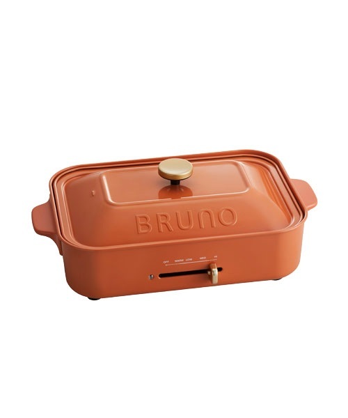 BRUNO BRUNO ブルーノ コンパクトホットプレート BOE021-RD