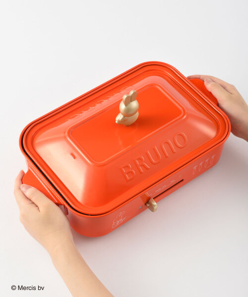 miffy コンパクトホットプレート bruna redの通販 | BRUNO online