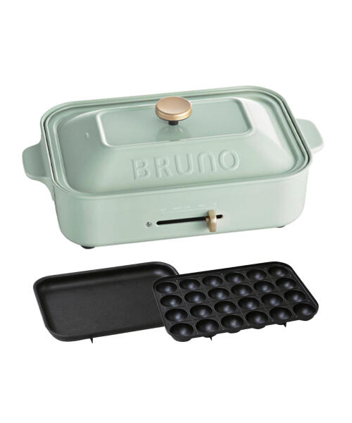 BRUNO コンパクトホットプレート BOE021-RD 別売り鍋セット