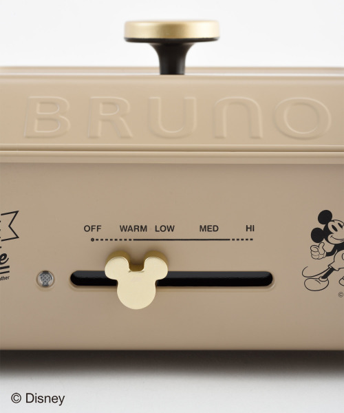 BRUNO ブルーノ コンパクトホットプレート　ディズニー DISNEY コンパクトホットプレート ベージュの通販 | BRUNO online