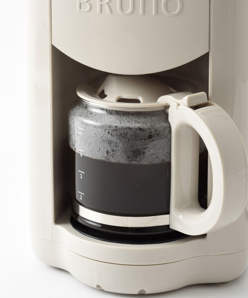 コンパクトミル付きコーヒーメーカー グレージュの通販 | BRUNO