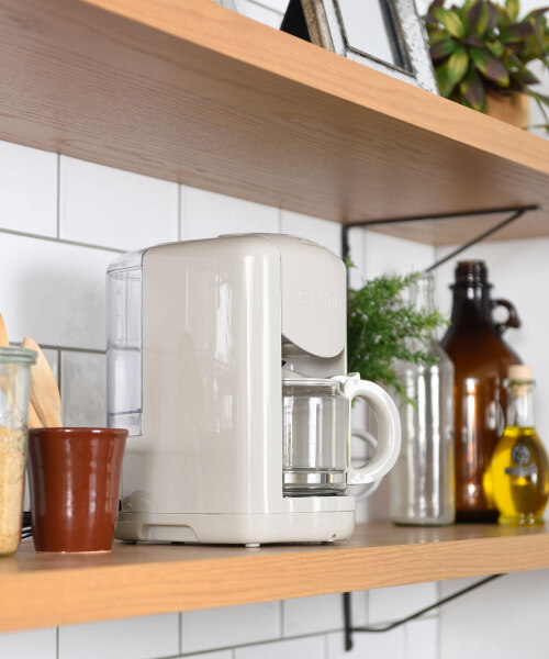 コンパクトミル付きコーヒーメーカー グレージュの通販 | BRUNO